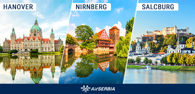 nove tri Air Serbia destinacije za Nemačku i Austriju